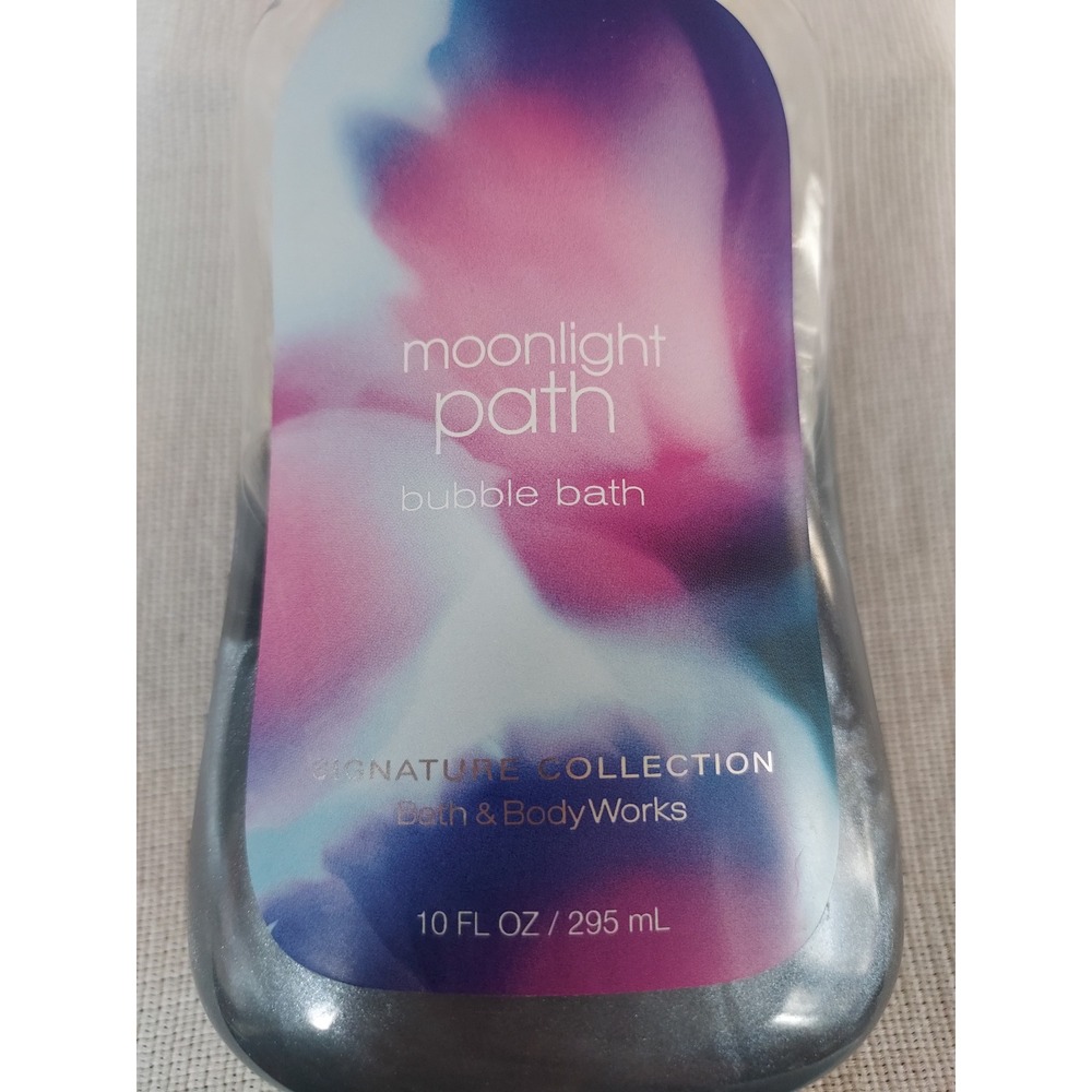Bath and Body Works Moonlight Path Bubble Bath Signature Collection 10oz 1/2full